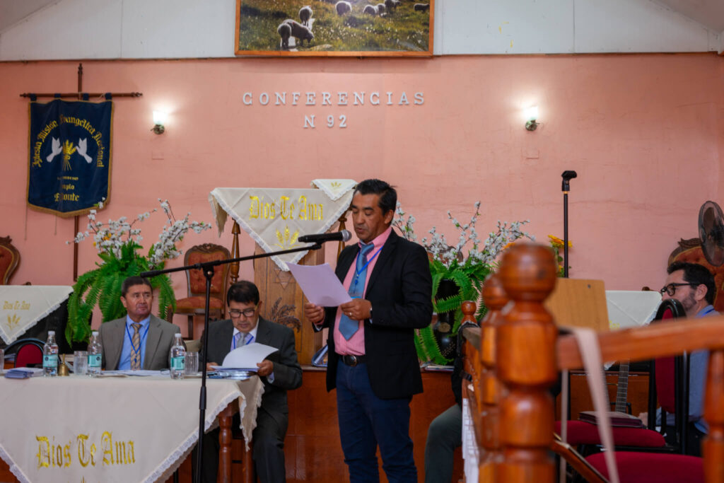 Directiva Iglesia MEN 2026-2028 conferencia de pastores El Monte Chile
